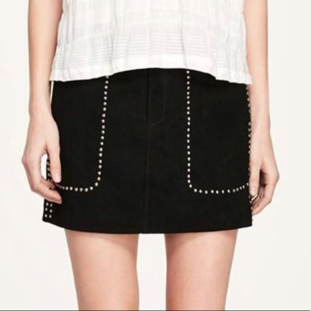 Rebecca Minkoff suede skirt